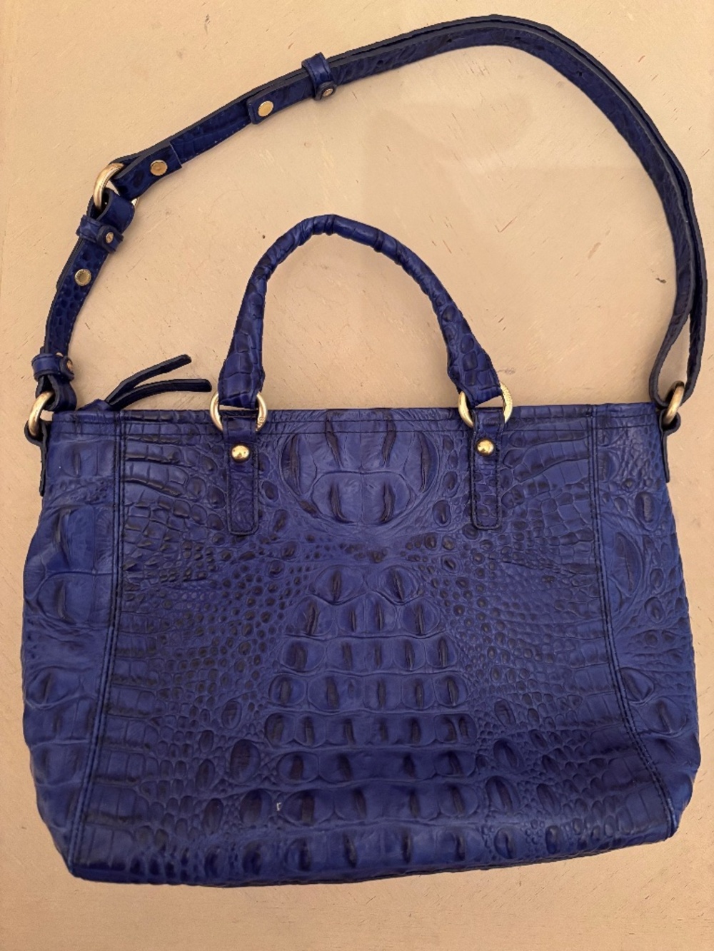 Brahmin leather handbag purse and wallet
